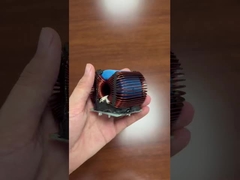 Inductor de anillo de hierro-silicio de alta corriente para inversores solares – ¡Diseño de alambre de cobre plano explicado!