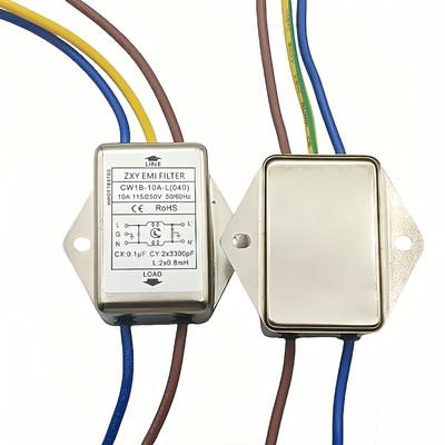 comprar Se utilizará el filtro EMI 115V/250V de fase única de paso bajo antiinterferencia CW1B-6A/1A/10A-L ((040) fabricación en línea