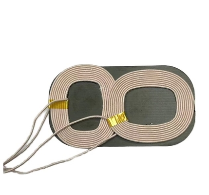 comprar Cable de carga inalámbrica de 15 Watt de doble bobina personalizada para la carga de teléfonos celulares fabricación en línea