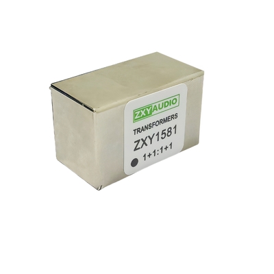 comprar Cuadrado Horizontal ZXY1581 1+1:1+1 Permalloy Audio Amplificador Transformador aislador fabricación en línea