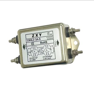 comprar CW4L2-3A-S 115/250V Enchufe en fase única AC Filtro de potencia de doble etapa Filtro EMI fabricación en línea