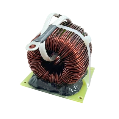 comprar 1mH 60A Gran bobina de inductor toroidal de alta corriente 1 anillo magnético doble de cuerda fabricación en línea