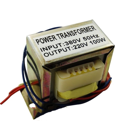 Transformador de energía electrónica de baja frecuencia de chapa de acero de silicio con alambre EI76