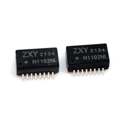 100 / Sola Ethernet portuaria Lan Transformer 24PIN SMD del perfil bajo de 1000 BASE-T