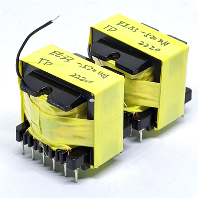 EE33 Transformador de alta frecuencia de núcleo de ferrita de cobre 24V 3A 6+4 pines