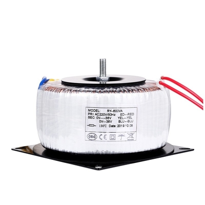 Transformadores de baja frecuencia personalizados 12V 0 12V Transformador toroidal 24V 0 24V