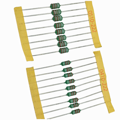 Inductor fijo axial de la serie ZXY Inductor de anillo de color 1mH 0.5w Inductor de código de color para TV, radio y transmisores de radio