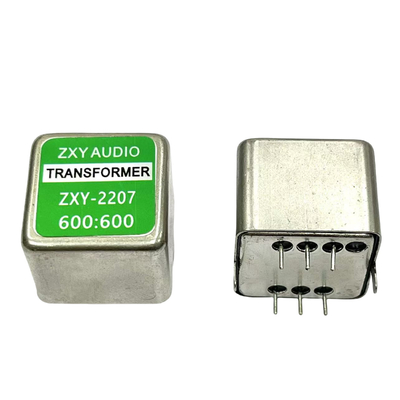 Transformador de aislamiento de audio de permalloy de fase única ZXY2207 600:600 10K:600