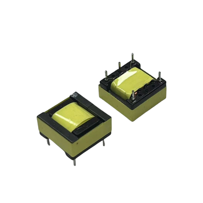 Transformador de alta frecuencia de 3+2 pines duros de tamaño pequeño y núcleo de ferrita plana EPC13-150uH