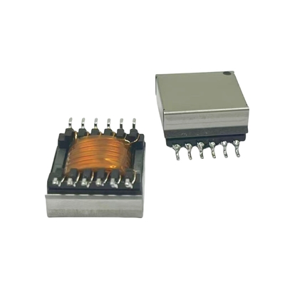 Transformador de alta frecuencia horizontal EFD20 con caja de hierro con bobina de transformador SMD