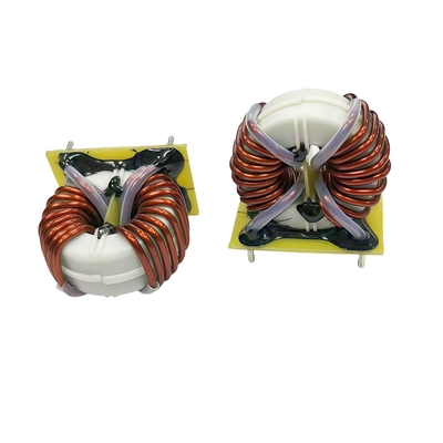 T31*19*13 1.3mH Inductor de anillo magnético de filtro de cáscara blanca de fase única vertical con diseño compacto