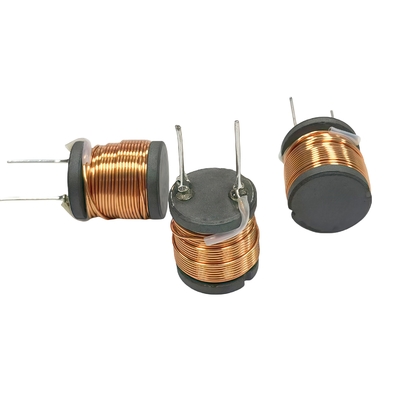 16*18 605UH Inductor en forma de I Inductor enchufable Bobina de cobre Inductor de núcleo de tambor