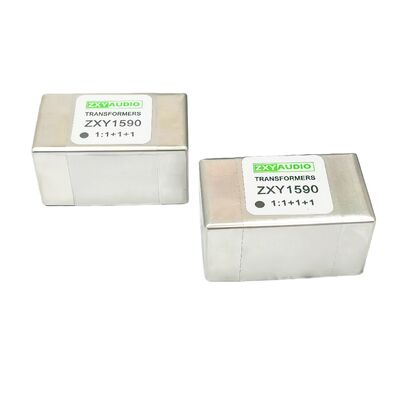 ZXY1590 1+1:1+1 Transformador de audio de permalloy con núcleo de alta permeabilidad y construcción duradera