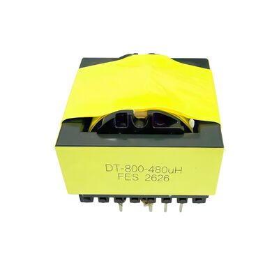 Transformador de alta frecuencia EC28 de montaje horizontal de alta eficiencia con estabilidad térmica para soluciones de energía de PCB